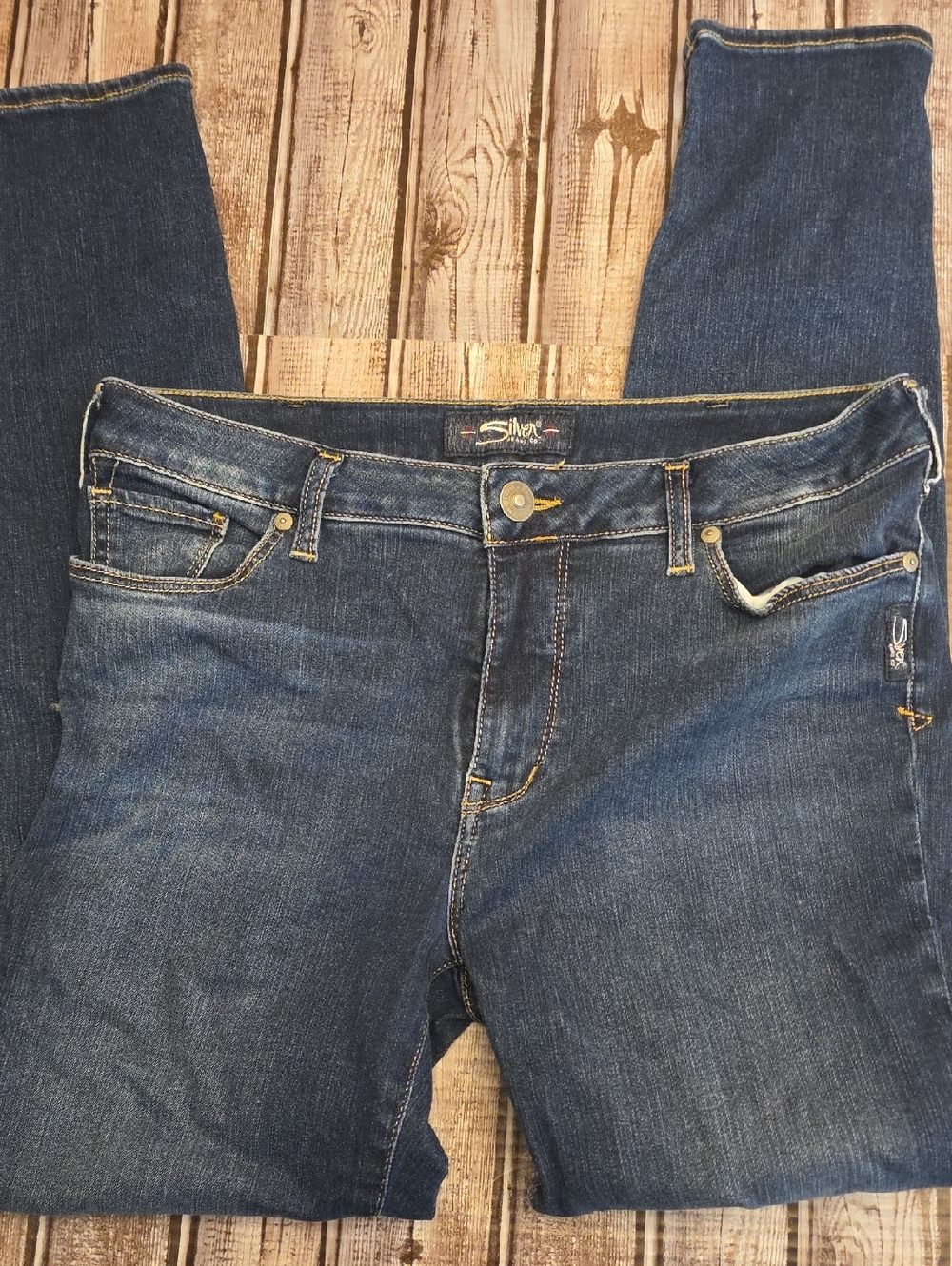 Silver Jeans Dark Blue Skinny Women's Jeans